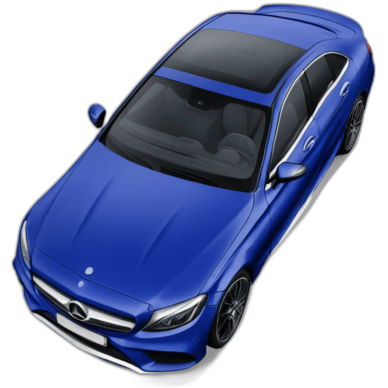 Mercedes c43 blue emoji