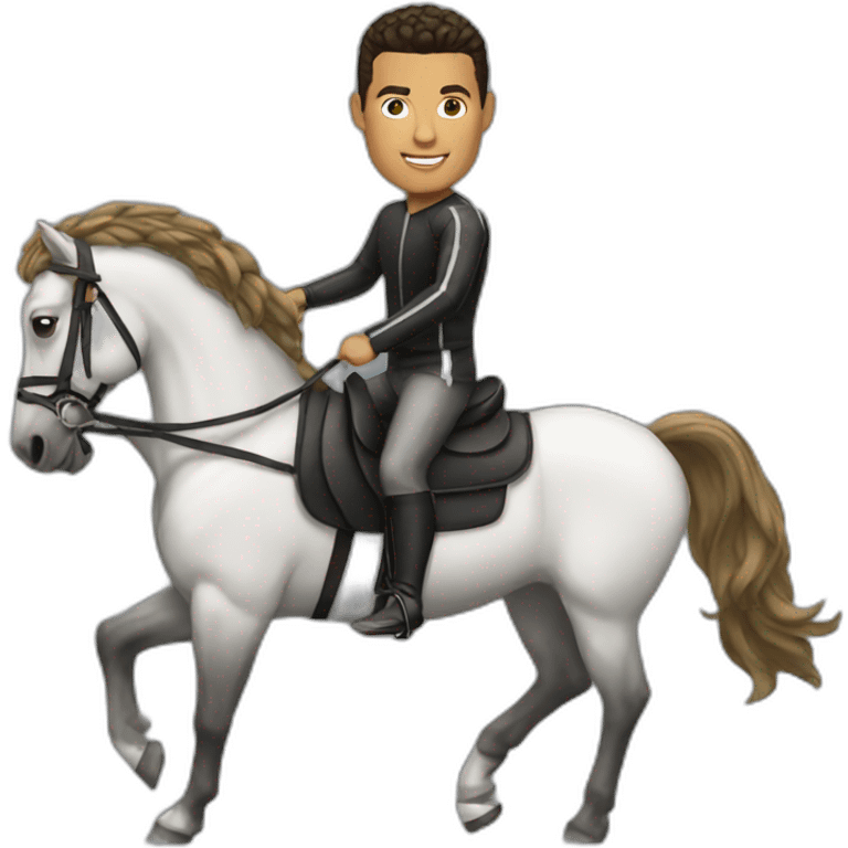 Ronaldo on a horse emoji