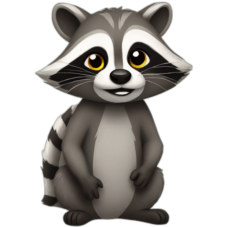 Raccoon emoji