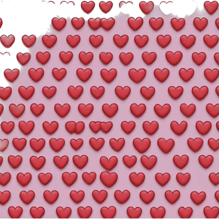 1 heart emoji, but instead of the standard colors, it's filled using #6186F7 emoji