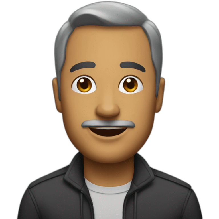 talk show man emoji