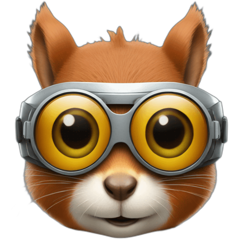 squirrel wearing scifi googles emoji