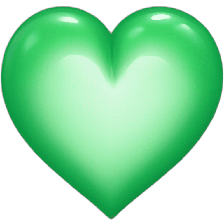 Green break heart emoji