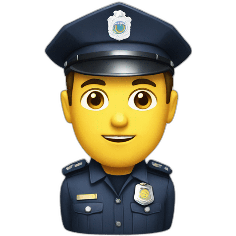 Uip policia emoji