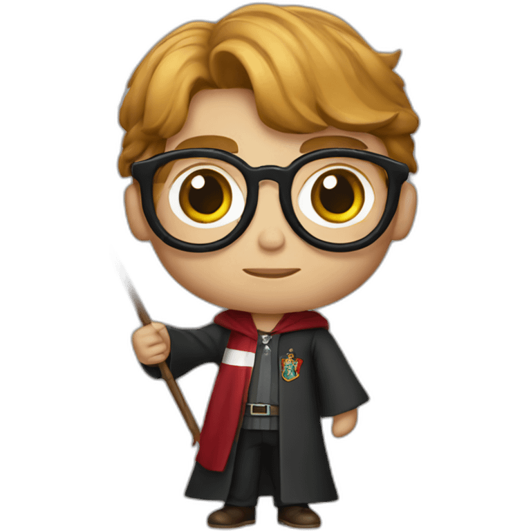 harry potter holding polish flag emoji