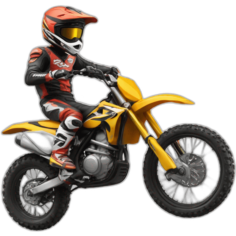 Moto cross emoji