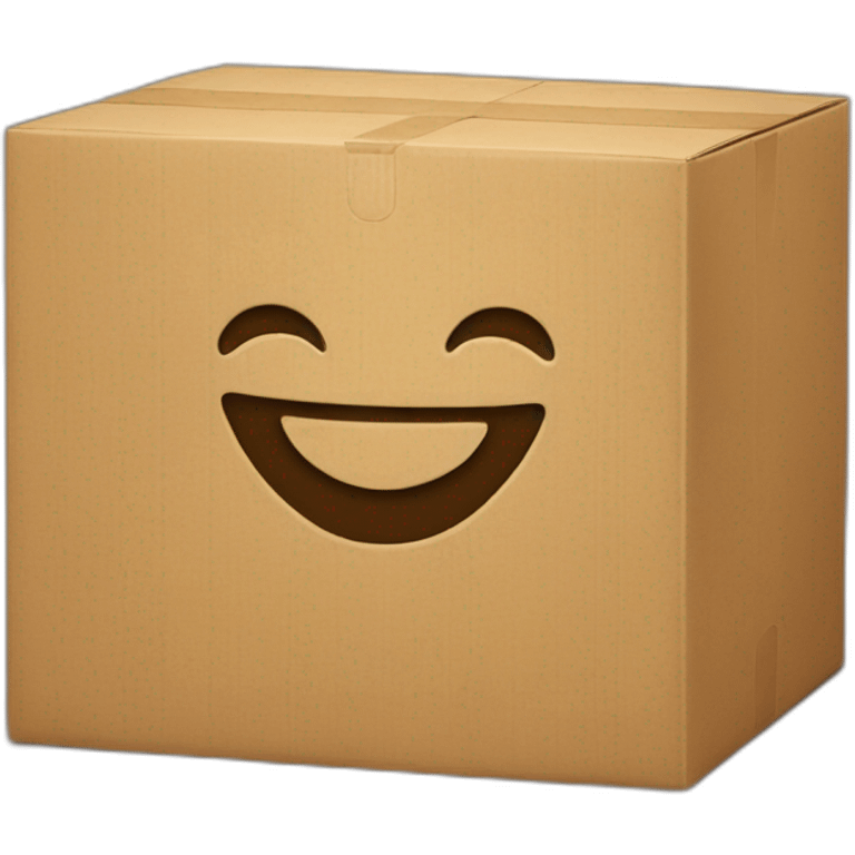 box with smile emoji