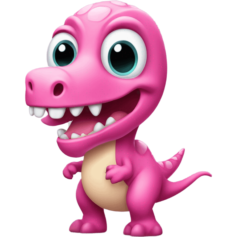 Pink dinosaur  emoji