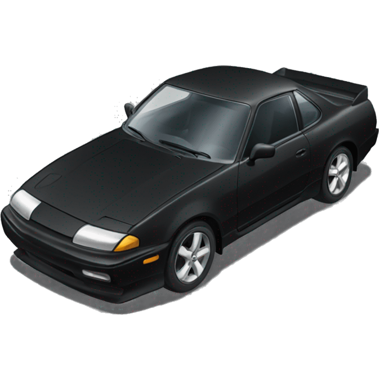 black nissan silvia emoji