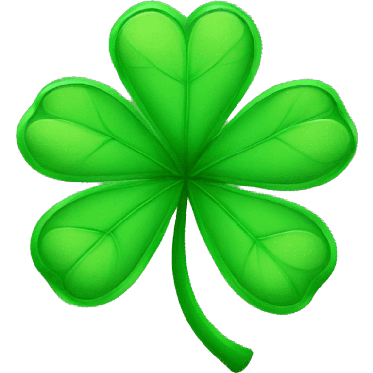 5 leaf clover emoji