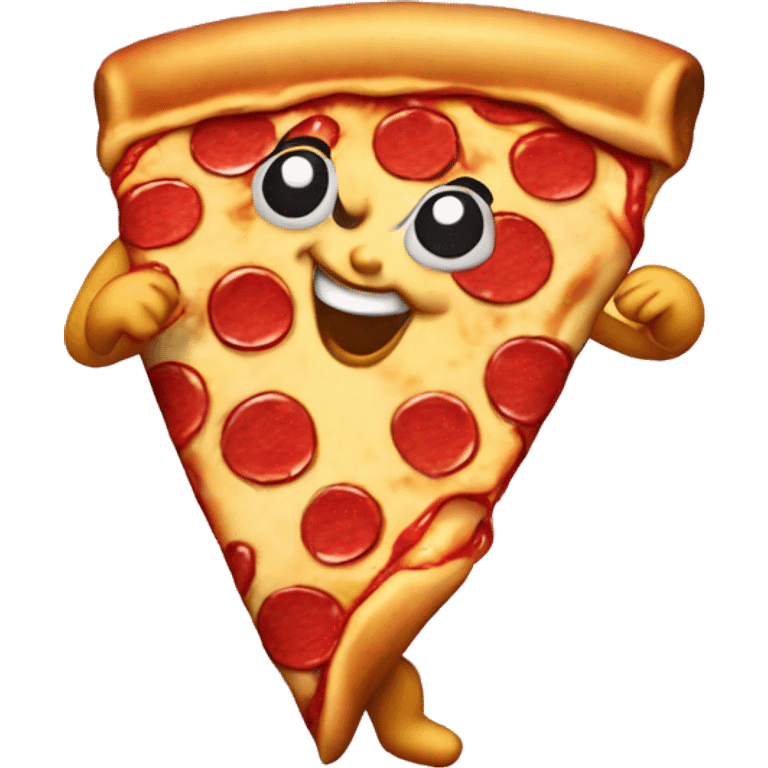 Dancing pizza emoji