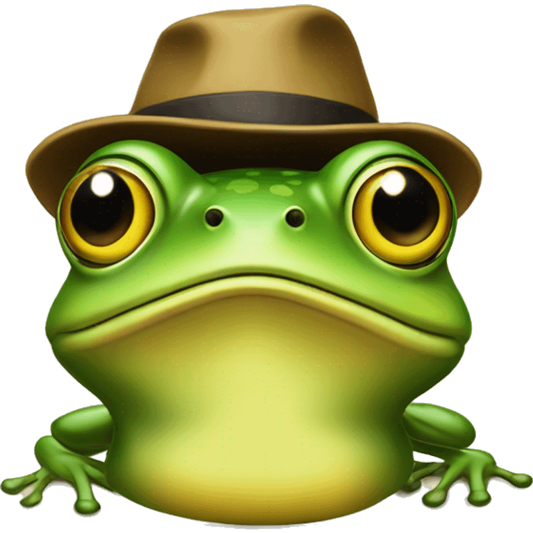 Frog yellow with hat and use a tshirt It says "SEEKERS ALLIANCE" emoji