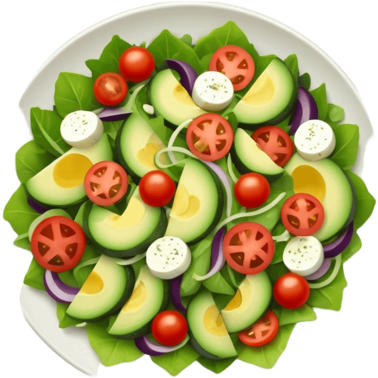 Healthy salad emoji