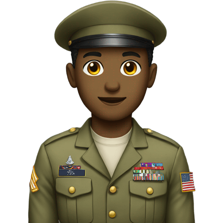 military boy in uniform emoji