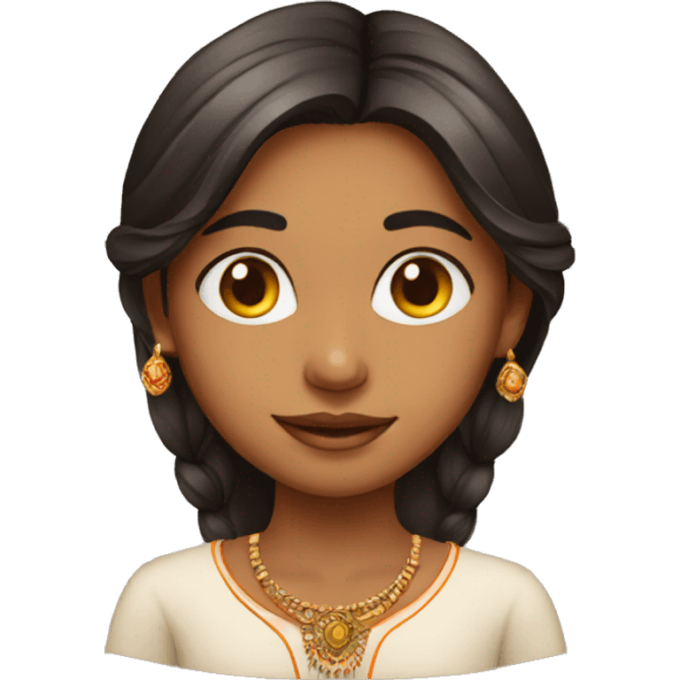 girl Indian  emoji