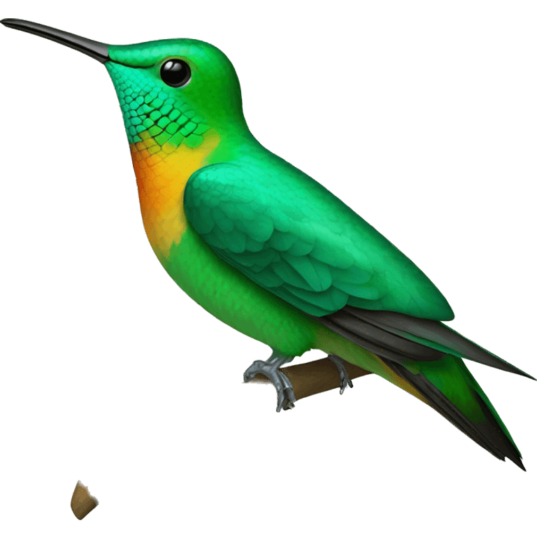 green mango is a large species of hummingbird Reinita Puerto Rico turquoise emoji