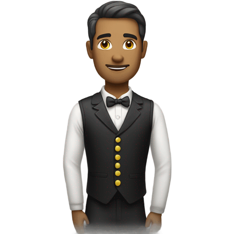 man with luminous waistcoat emoji