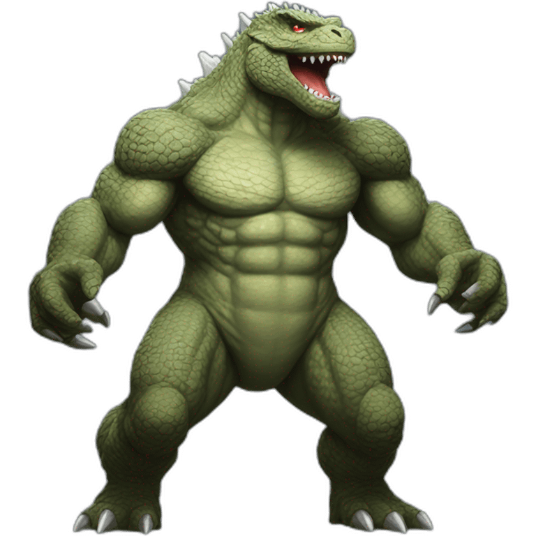 buff godzilla  emoji