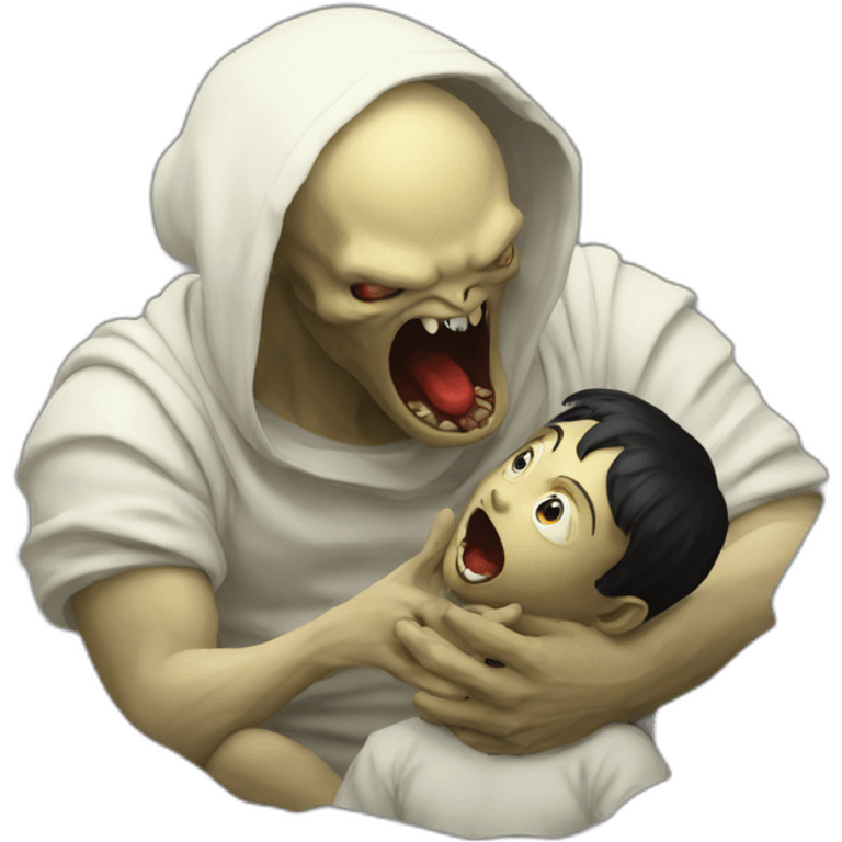 Saturn devouring his son emoji