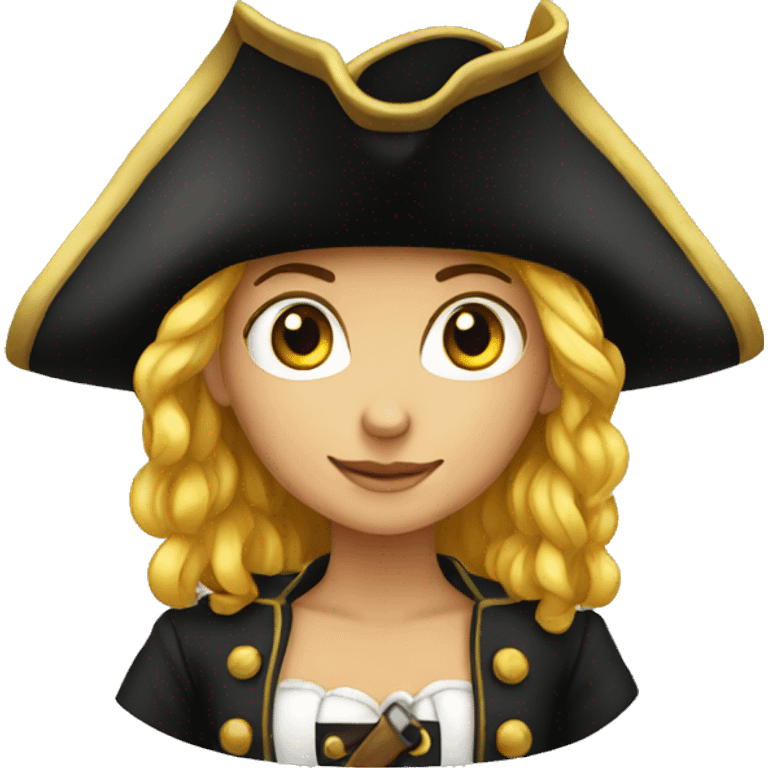 pirate girl emoji