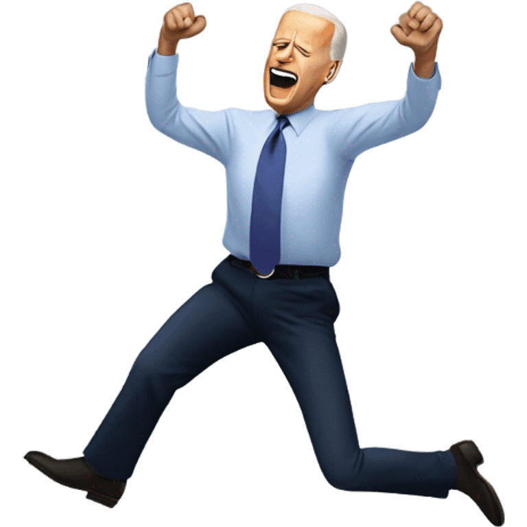 joe biden falling emoji