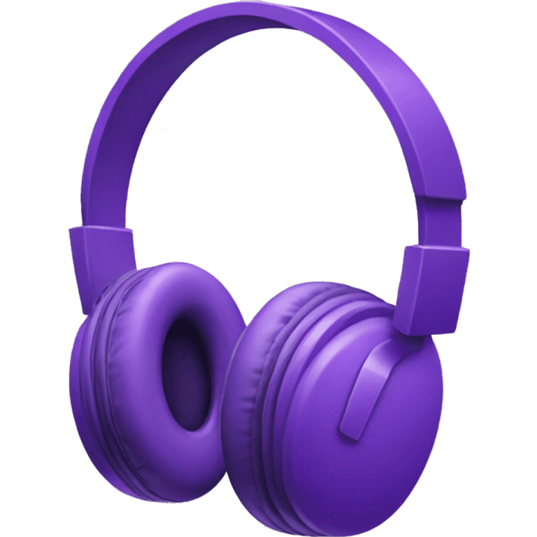 purple headphones emoji