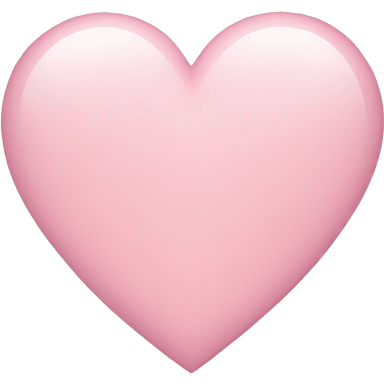 Light pink heart emoji