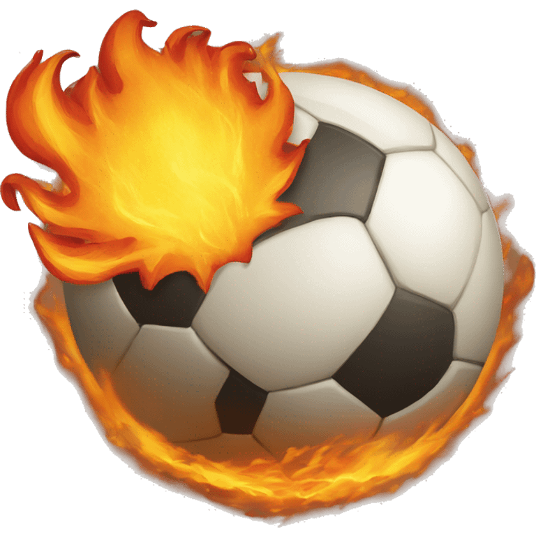 ball of fire flying by fireball emoji