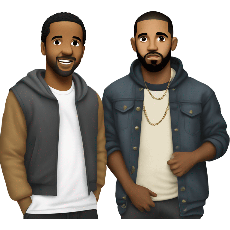 Drake and Kendrick Lamar relations emoji