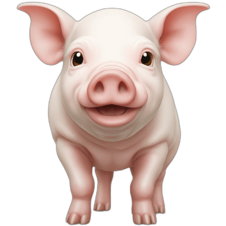 Cochon d'Inde albinos emoji