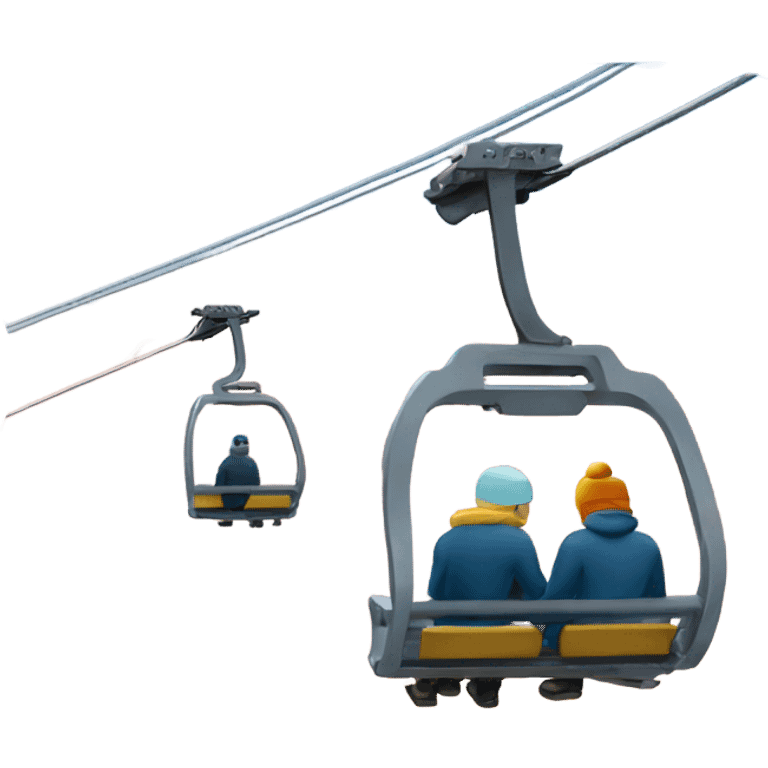 Ski lift emoji