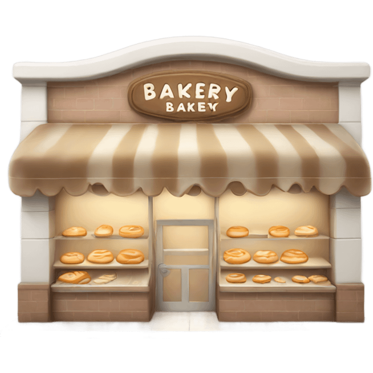 white bakery emoji