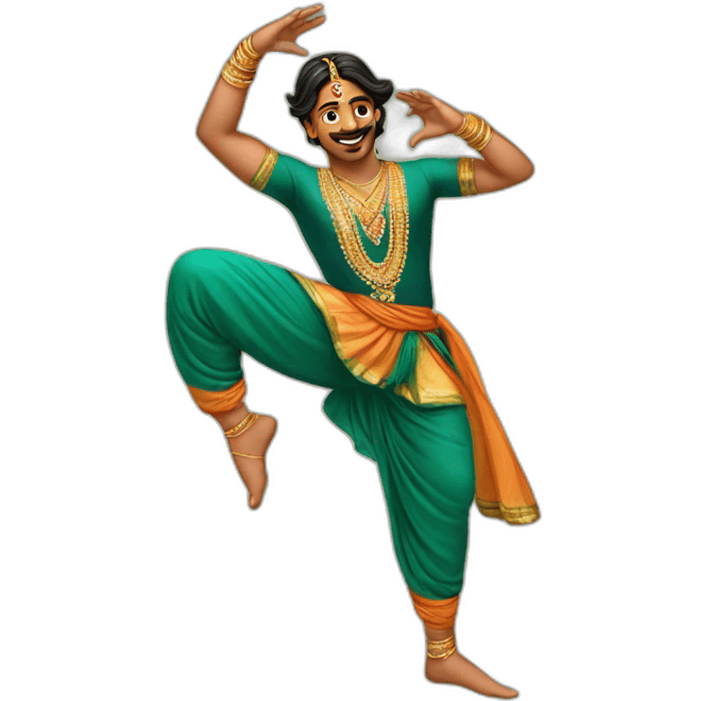 Indian male dancer emoji