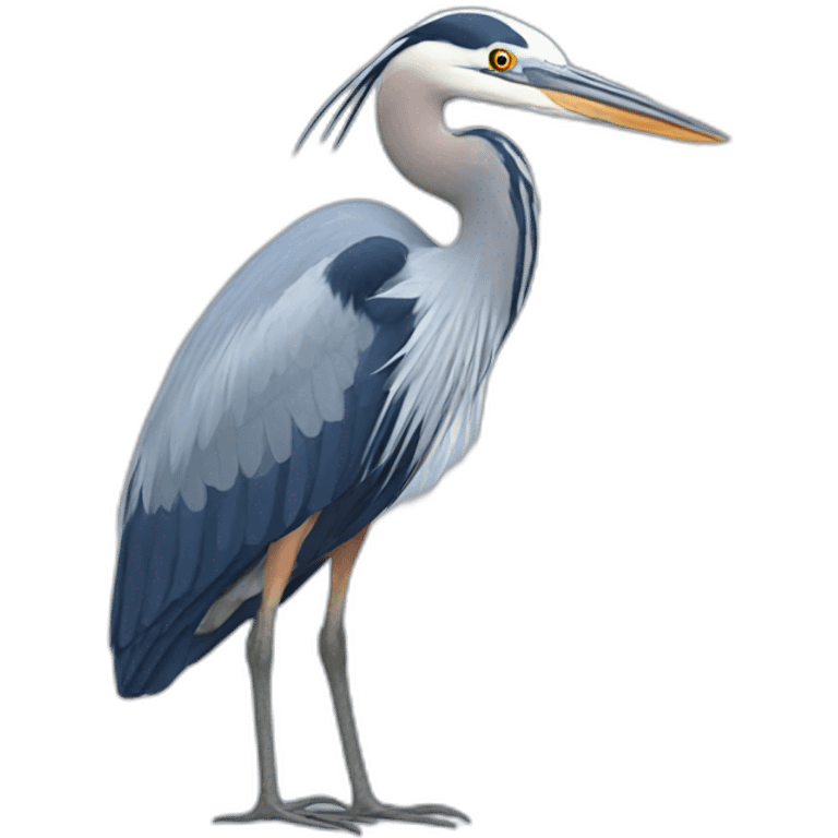 Blue heron emoji