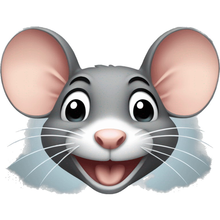 rat smiling mischievously  emoji