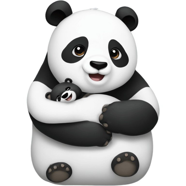 panda hugging me  emoji