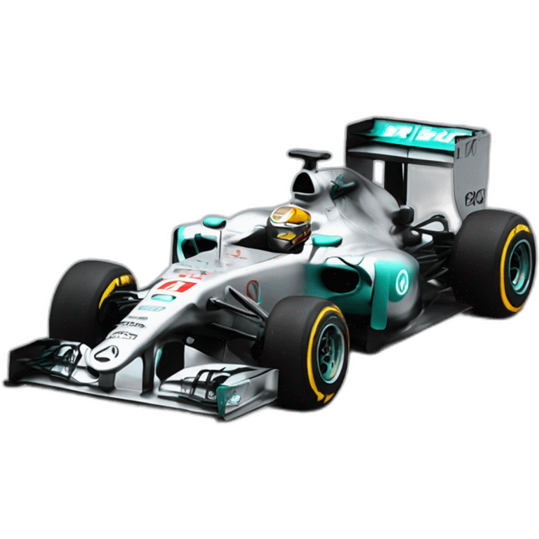 f1 addicted mercedes emoji