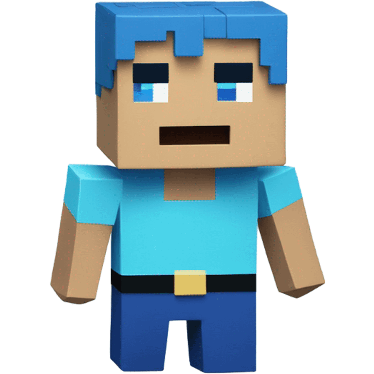 Steve from Minecraft emoji