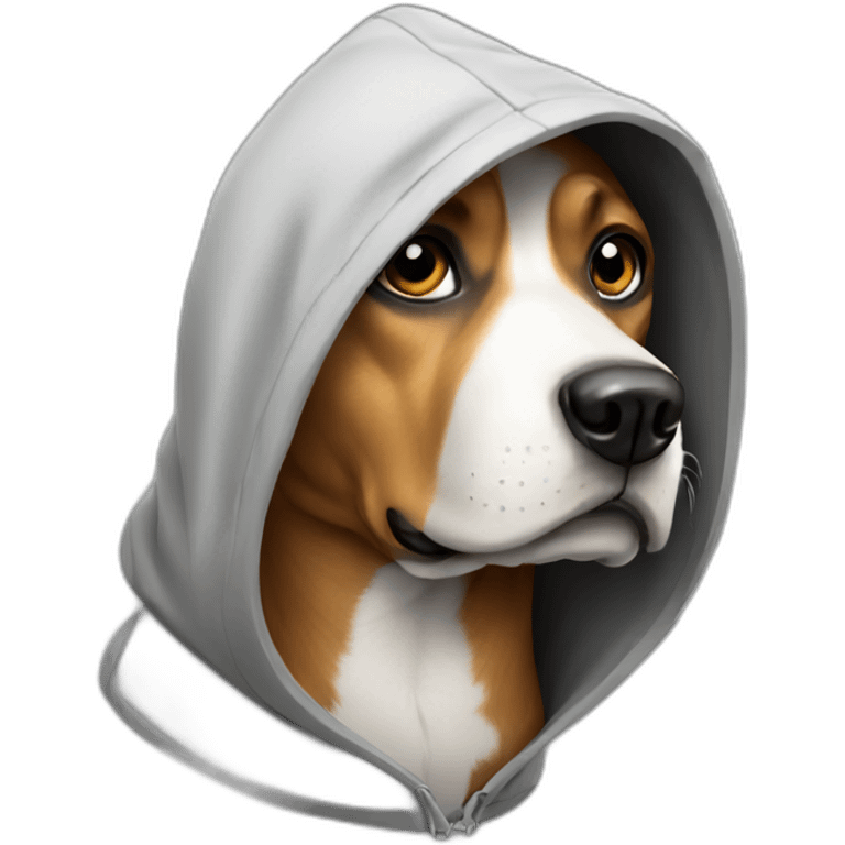 dog with hood emoji