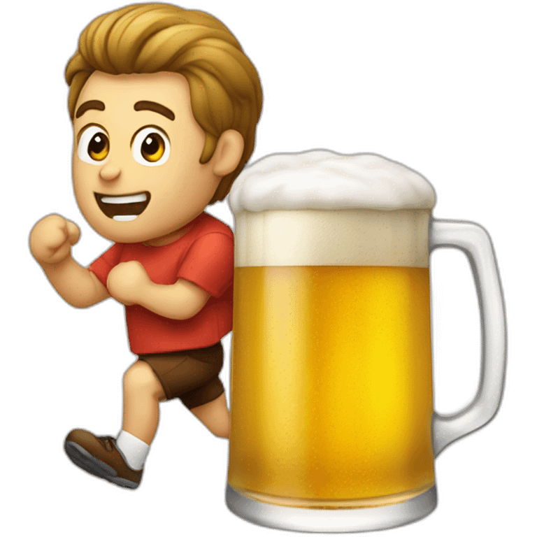 Run bière emoji