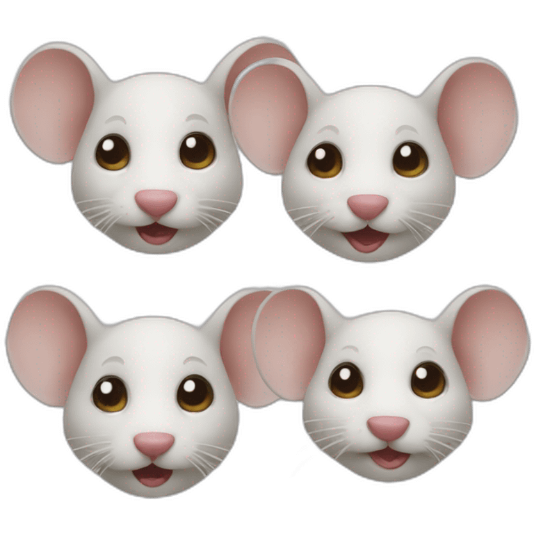 3 BLIND mice emoji