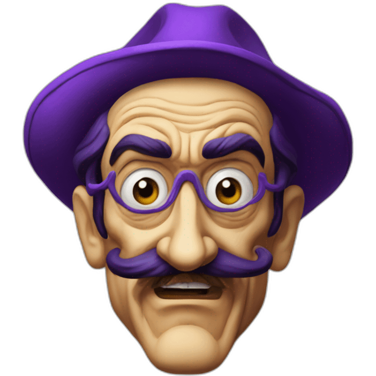 Salvador Dali waluigi emoji