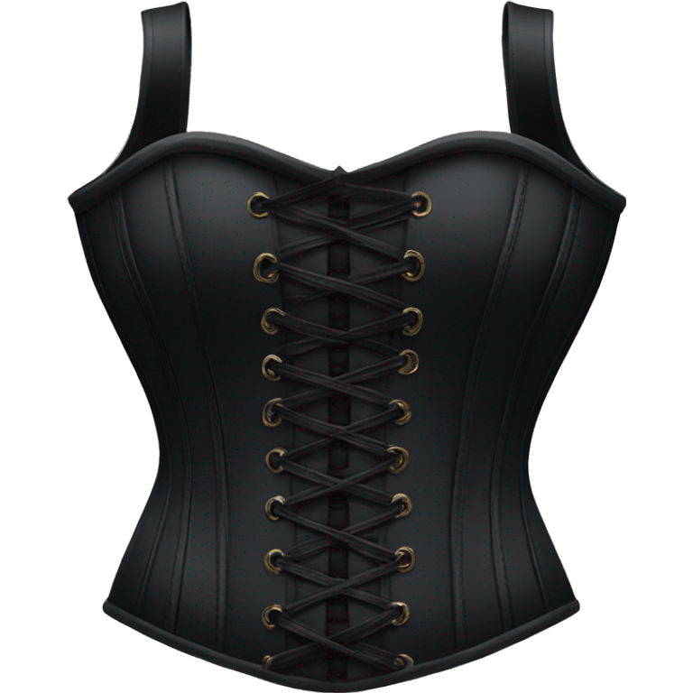 black corset emoji