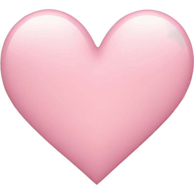 light pink heart  emoji