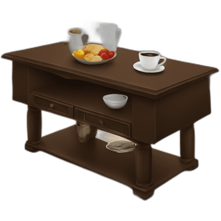 Turkish coffee table emoji