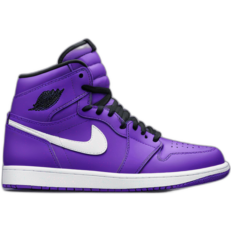 Jordan 1 violette emoji