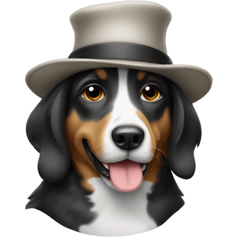 Dog with hat emoji