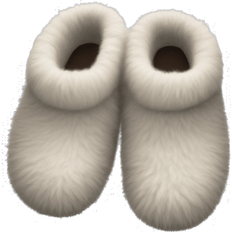 Fuzzy slippers emoji