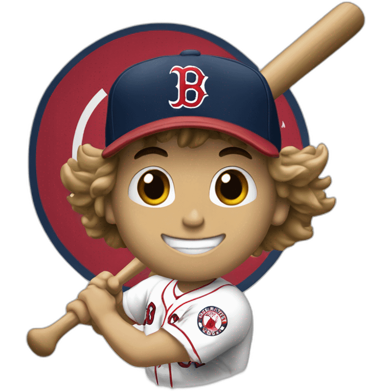 Logo équipe baseball Boston Red sox emoji