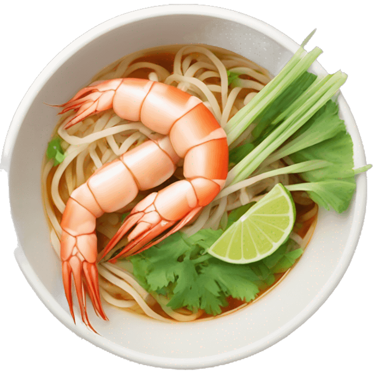 Shrimp pho emoji